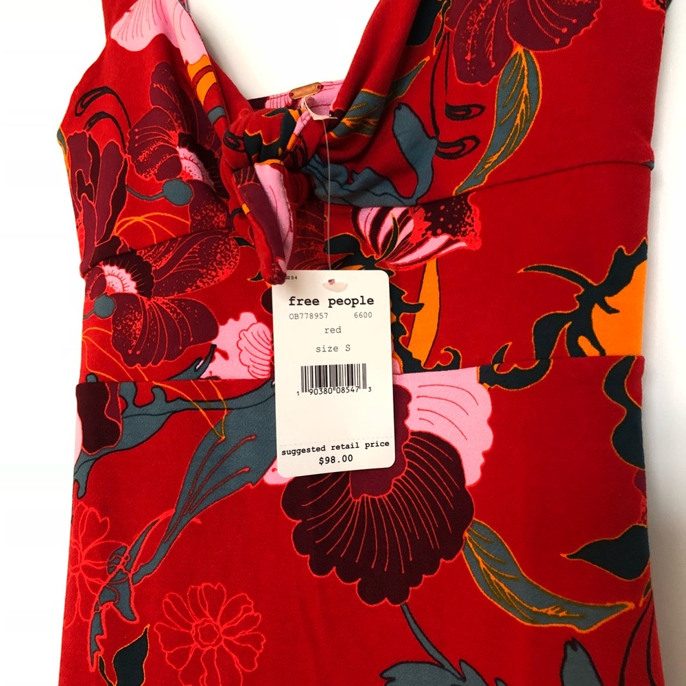 Free People Sweet Cherry Mini Dress